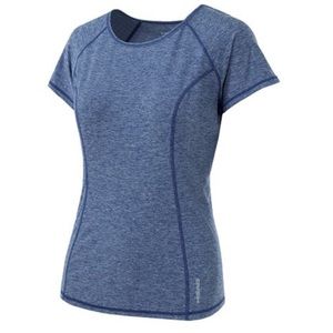 NWT $35 Head Prime Raglan Top Blue Heather SS
